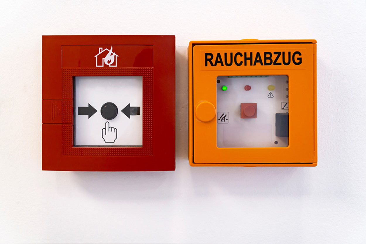 Rauchwärme­abzug bei Oprea Elektrotechnik in Scheinfeld